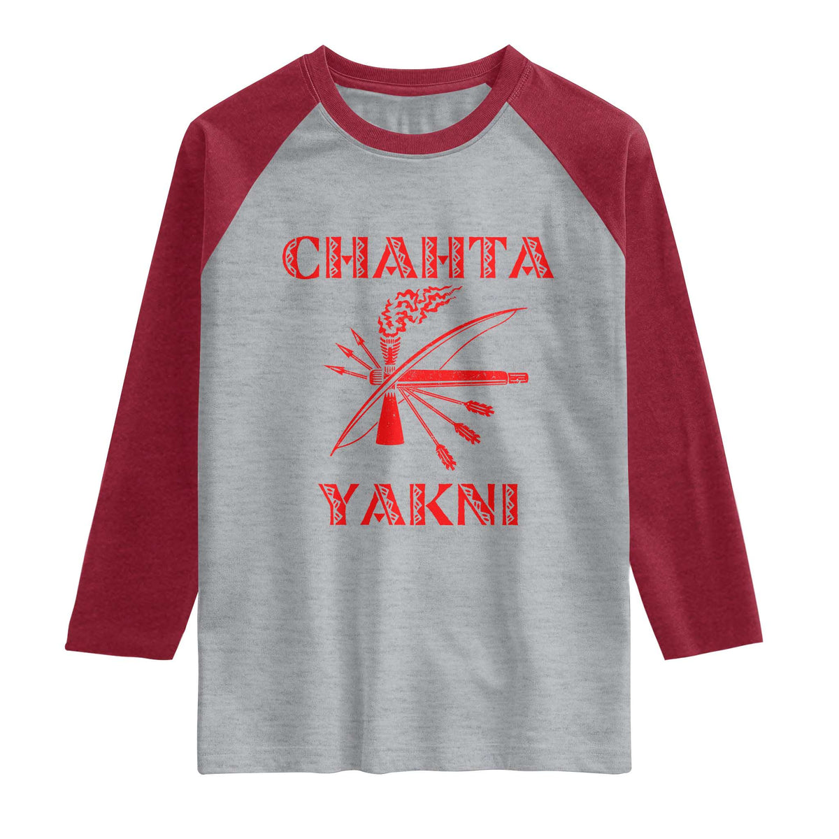 Choctaw Nation Chahta Yakni Native American Raglan Shirt