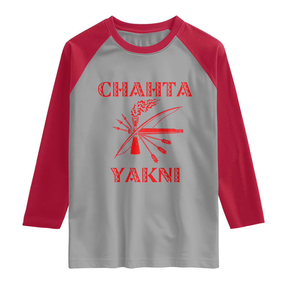 Choctaw Nation Chahta Yakni Native American Raglan Shirt