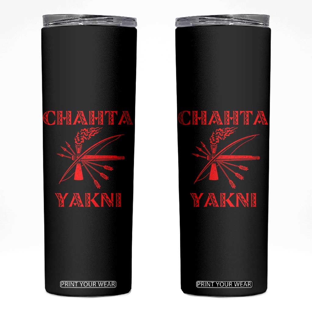Choctaw Nation Chahta Yakni Native American Skinny Tumbler TS14 Black Print Your Wear
