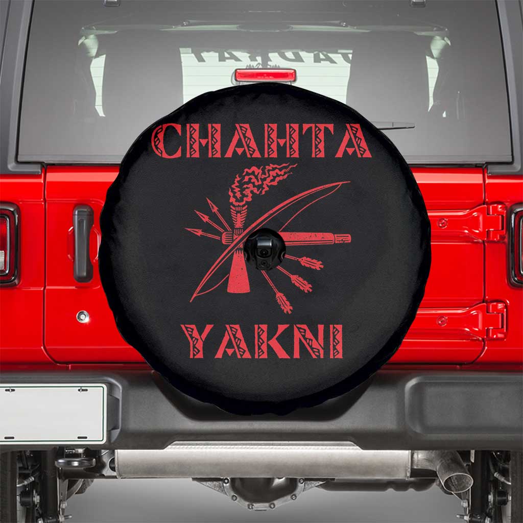 Choctaw Nation Chahta Yakni Native American Spare Tire Cover TS14 Black Print Your Wear