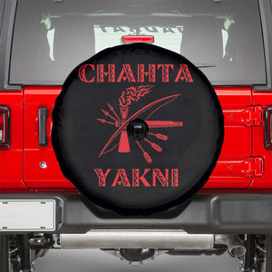 Choctaw Nation Chahta Yakni Native American Spare Tire Cover TS14 Black Print Your Wear