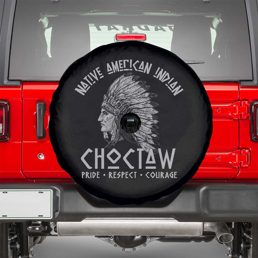 Choctaw Native American Indian Pride Indigenous Tribe Spare Tire Cover TS14 Black Print Your Wear