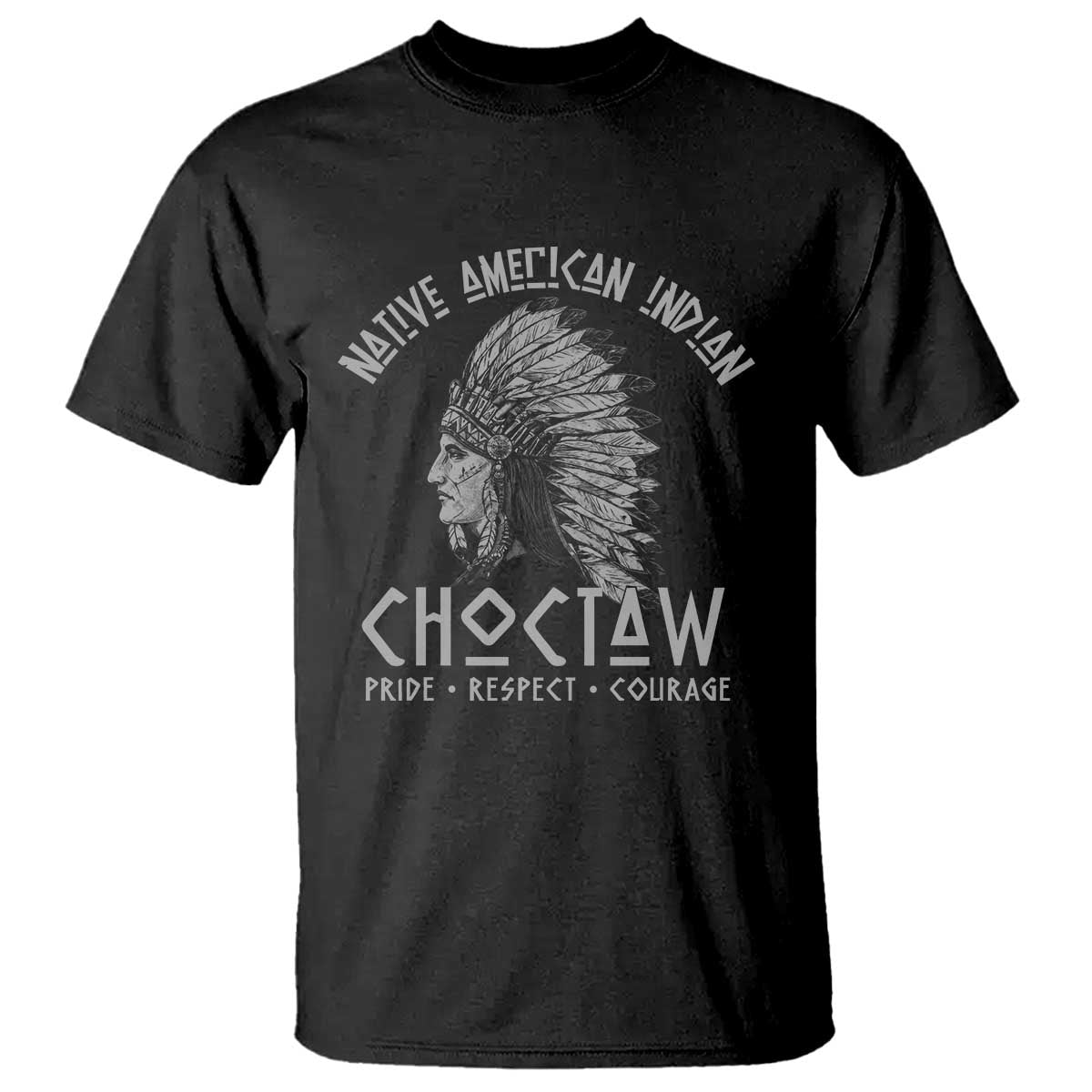 Choctaw Native American Indian Pride Indigenous Tribe T Shirt TS14 Black Print Your Wear