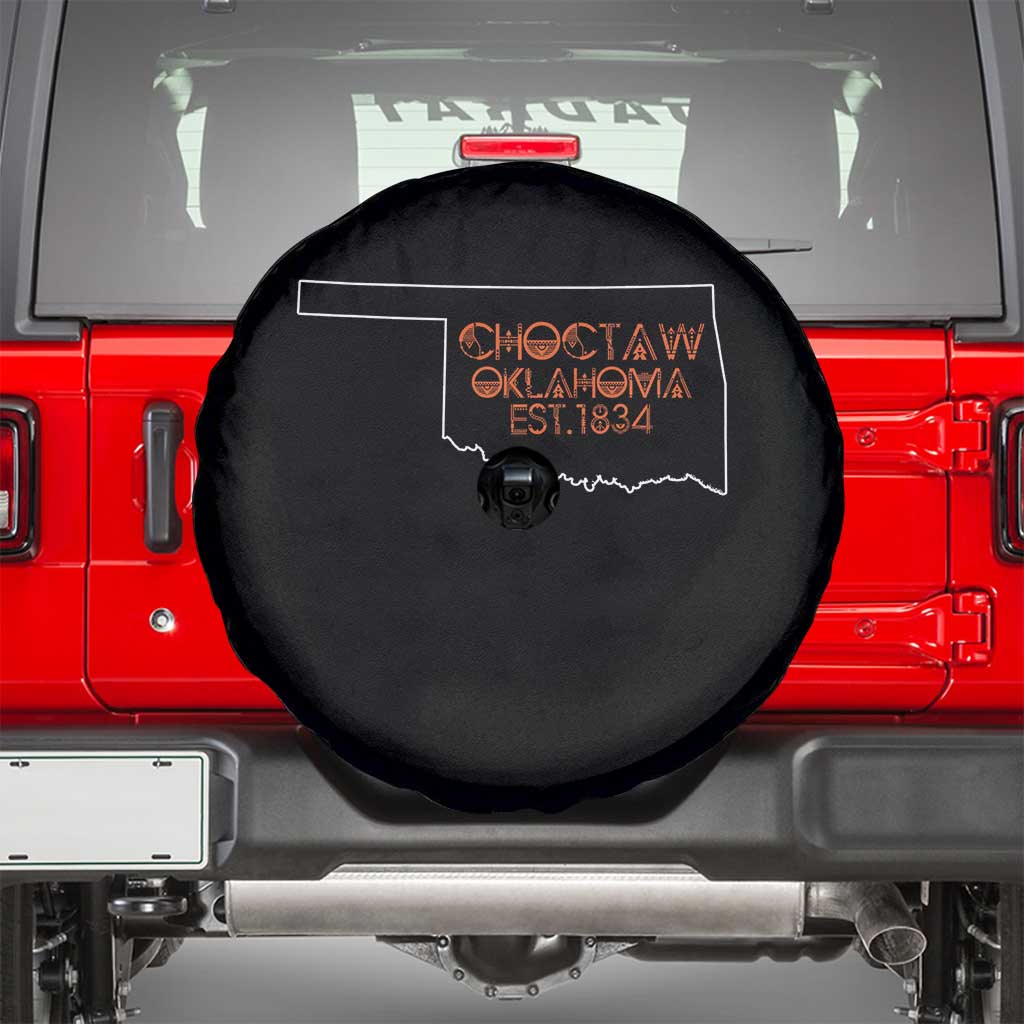 Choctaw Oklahoma OK Map Established 1834 Spare Tire Cover
