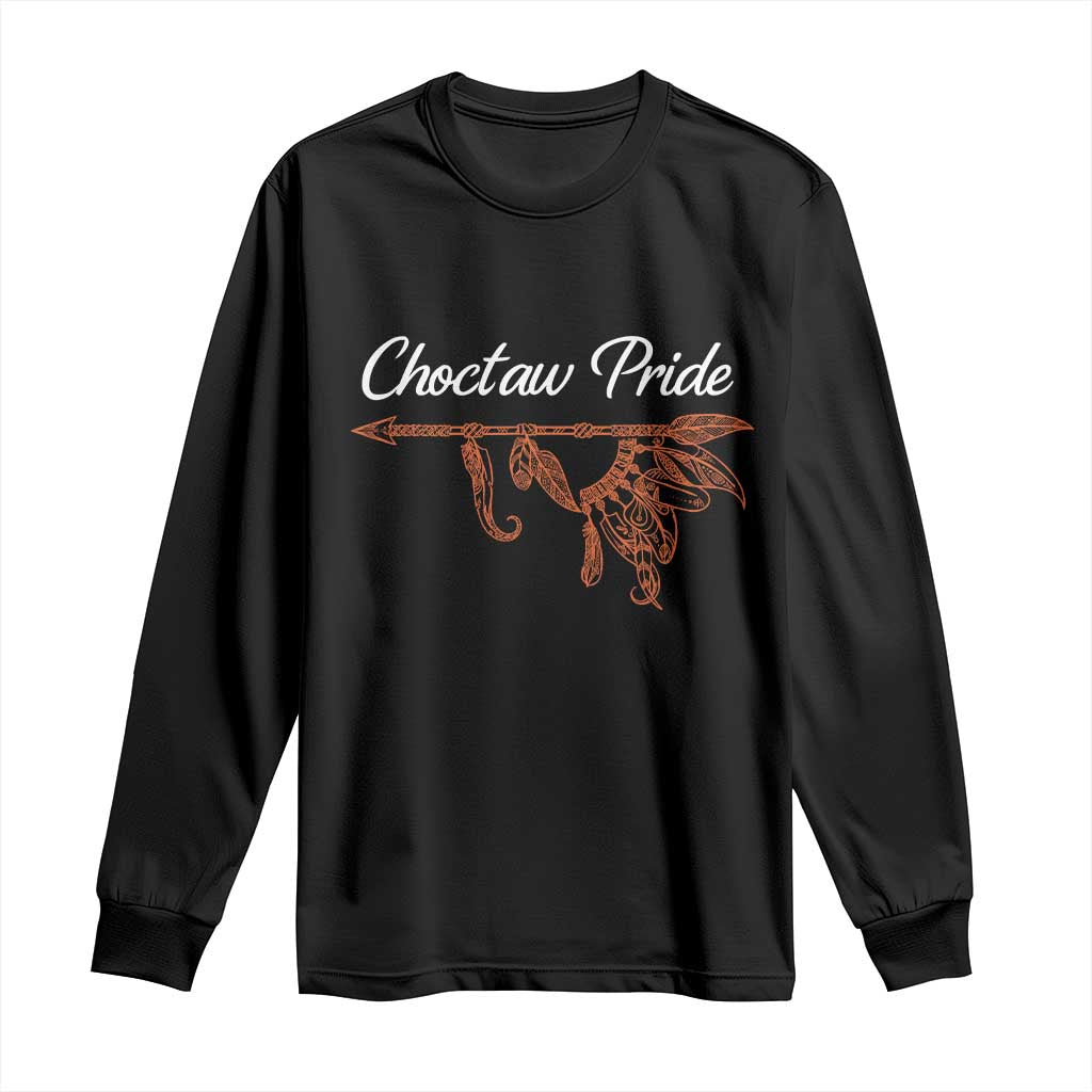 Choctaw Oklahoma OK Pride Native American Long Sleeve Shirt TS14 Black Print Your Wear