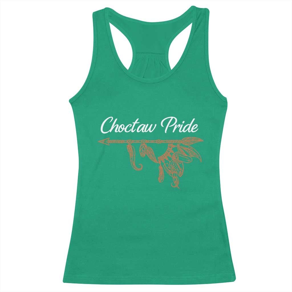 Choctaw Oklahoma OK Pride Native American Racerback Tank Top