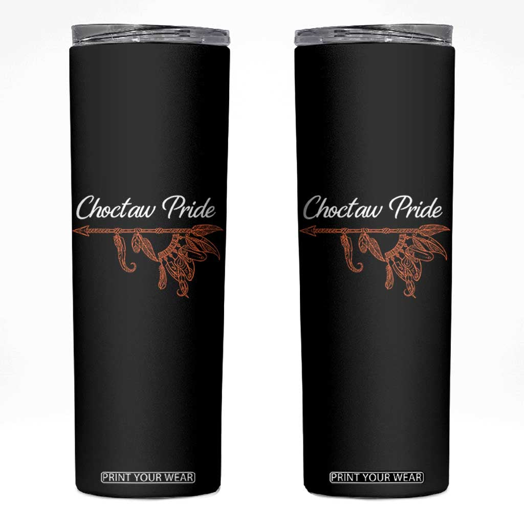 Choctaw Oklahoma OK Pride Native American Skinny Tumbler