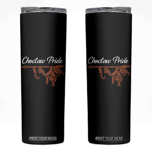 Choctaw Oklahoma OK Pride Native American Skinny Tumbler