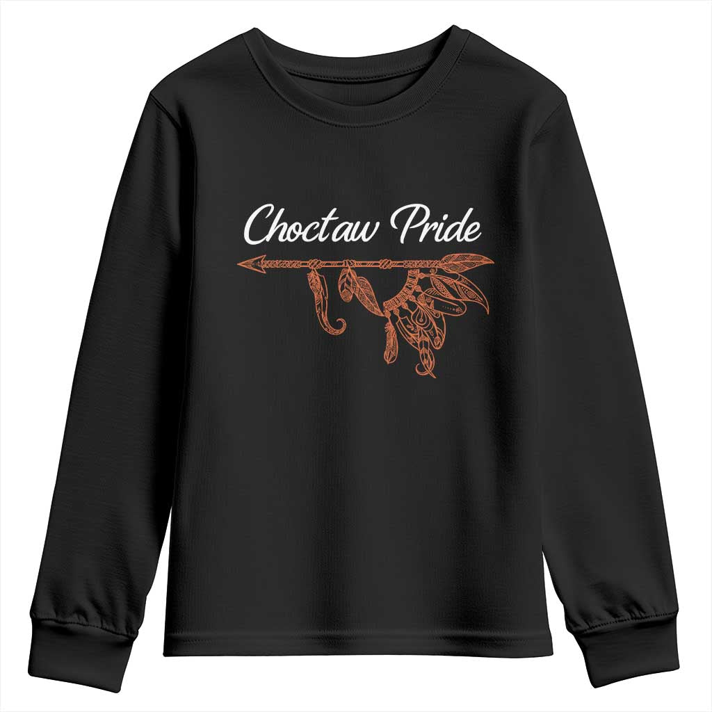 Choctaw Oklahoma OK Pride Native American Youth Sweatshirt TS14 Black Print Your Wear