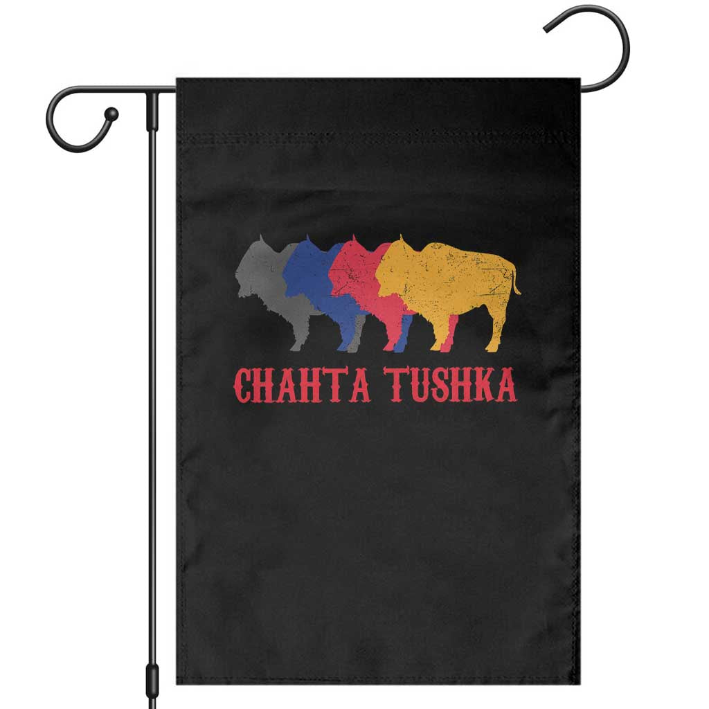 Choctaw Native American Chahta Tushka Garden Flag TS14 Black Print Your Wear