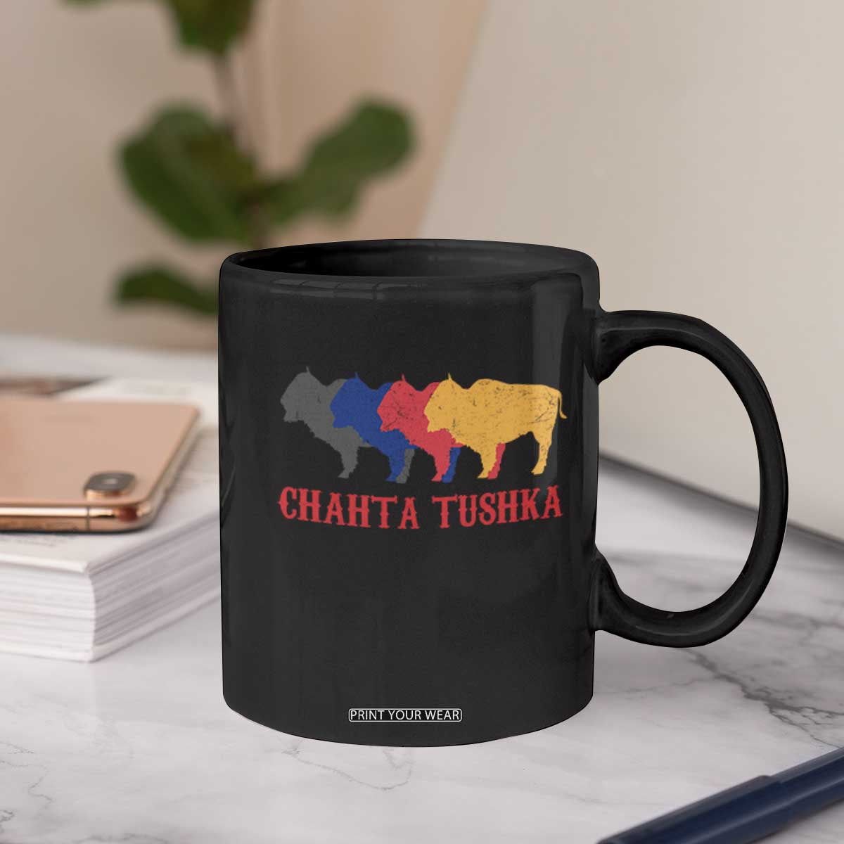 Choctaw Native American Chahta Tushka Coffee Mug