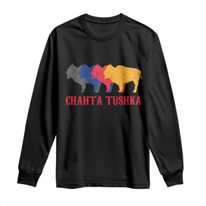 Choctaw Native American Chahta Tushka Long Sleeve Shirt