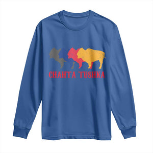Choctaw Native American Chahta Tushka Long Sleeve Shirt
