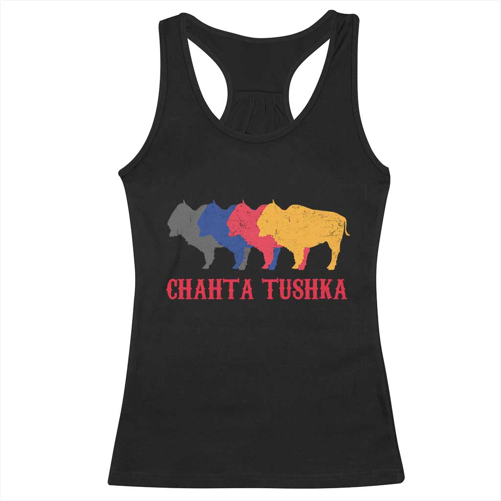 Choctaw Native American Chahta Tushka Racerback Tank Top TS14 Black Print Your Wear