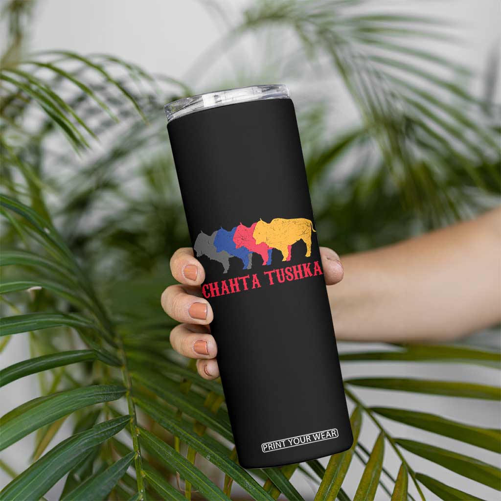 Choctaw Native American Chahta Tushka Skinny Tumbler