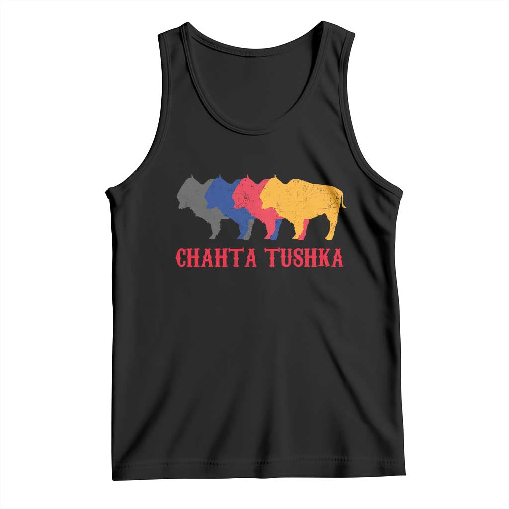 Choctaw Native American Chahta Tushka Tank Top TS14 Black Print Your Wear