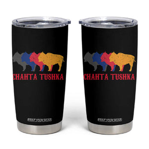 Choctaw Native American Chahta Tushka Tumbler Cup