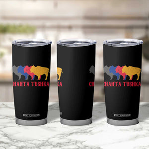 Choctaw Native American Chahta Tushka Tumbler Cup