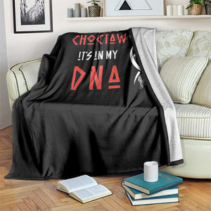 Choctaw Native American DNA Roots Indian Pride Throw Blanket