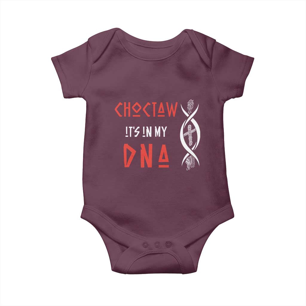 Choctaw Native American DNA Roots Indian Pride Baby Onesie