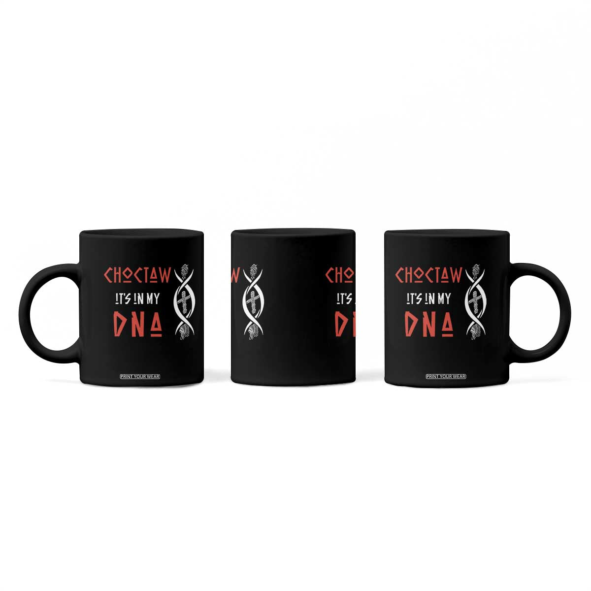 Choctaw Native American DNA Roots Indian Pride Coffee Mug