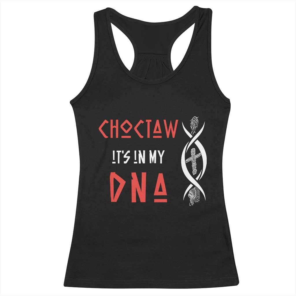 Choctaw Native American DNA Roots Indian Pride Racerback Tank Top TS14 Black Print Your Wear