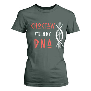 Choctaw Native American DNA Roots Indian Pride T Shirt For Women