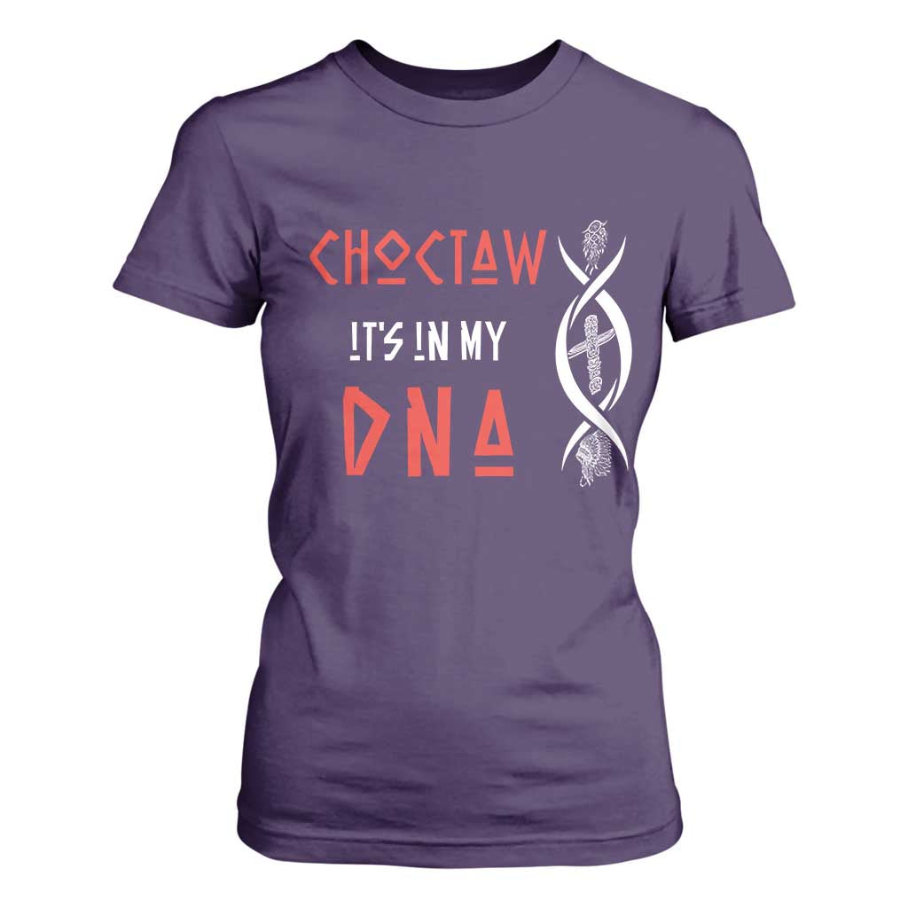 Choctaw Native American DNA Roots Indian Pride T Shirt For Women