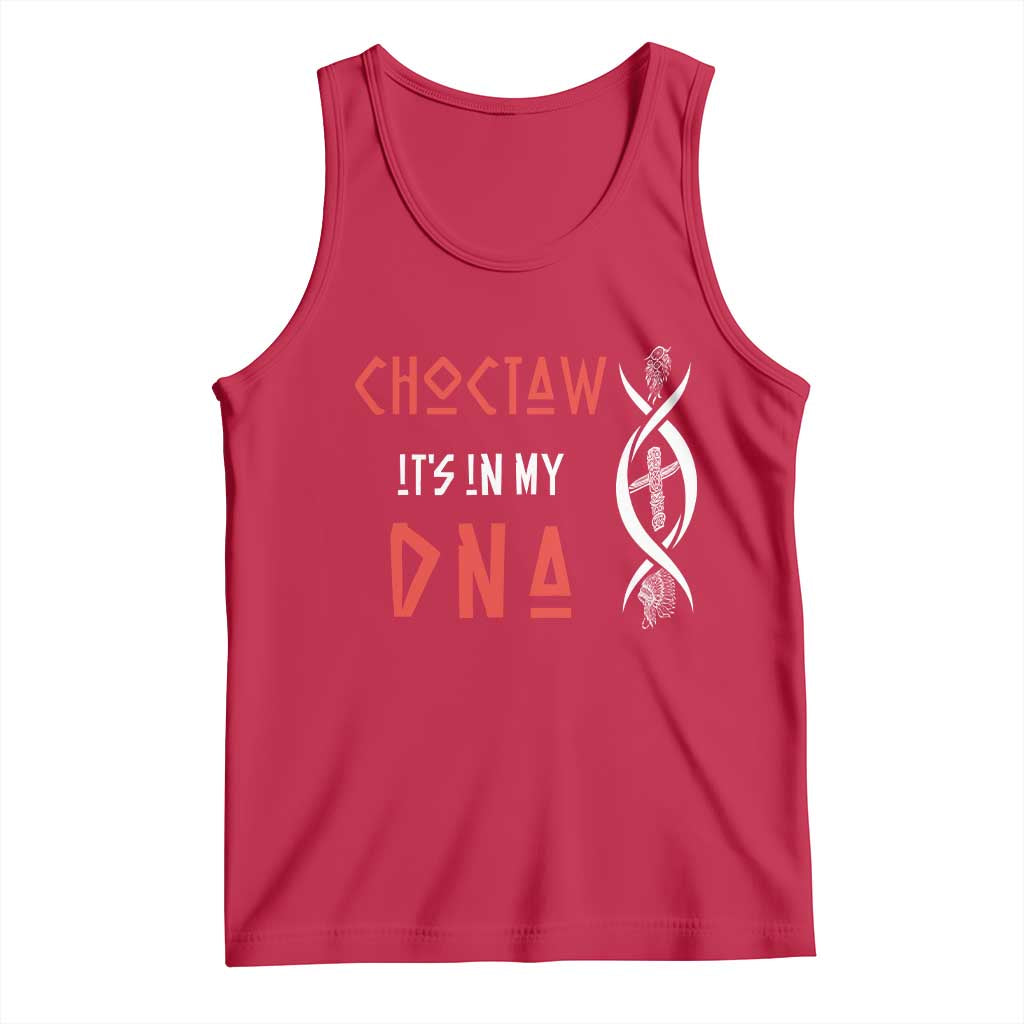 Choctaw Native American DNA Roots Indian Pride Tank Top