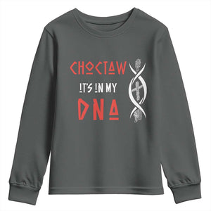 Choctaw Native American DNA Roots Indian Pride Youth Sweatshirt