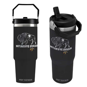 Lakota Tribe Teton Sioux Nation Native American Pride Flip Straw Tumbler