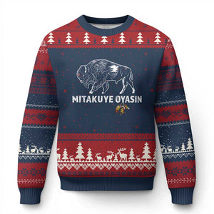 Lakota Tribe Teton Sioux Nation Native American Pride Ugly Christmas Sweater