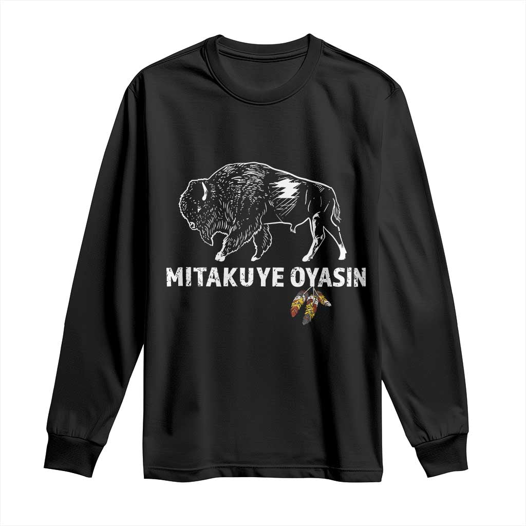 Lakota Tribe Teton Sioux Nation Native American Pride Long Sleeve Shirt TS14 Black Print Your Wear