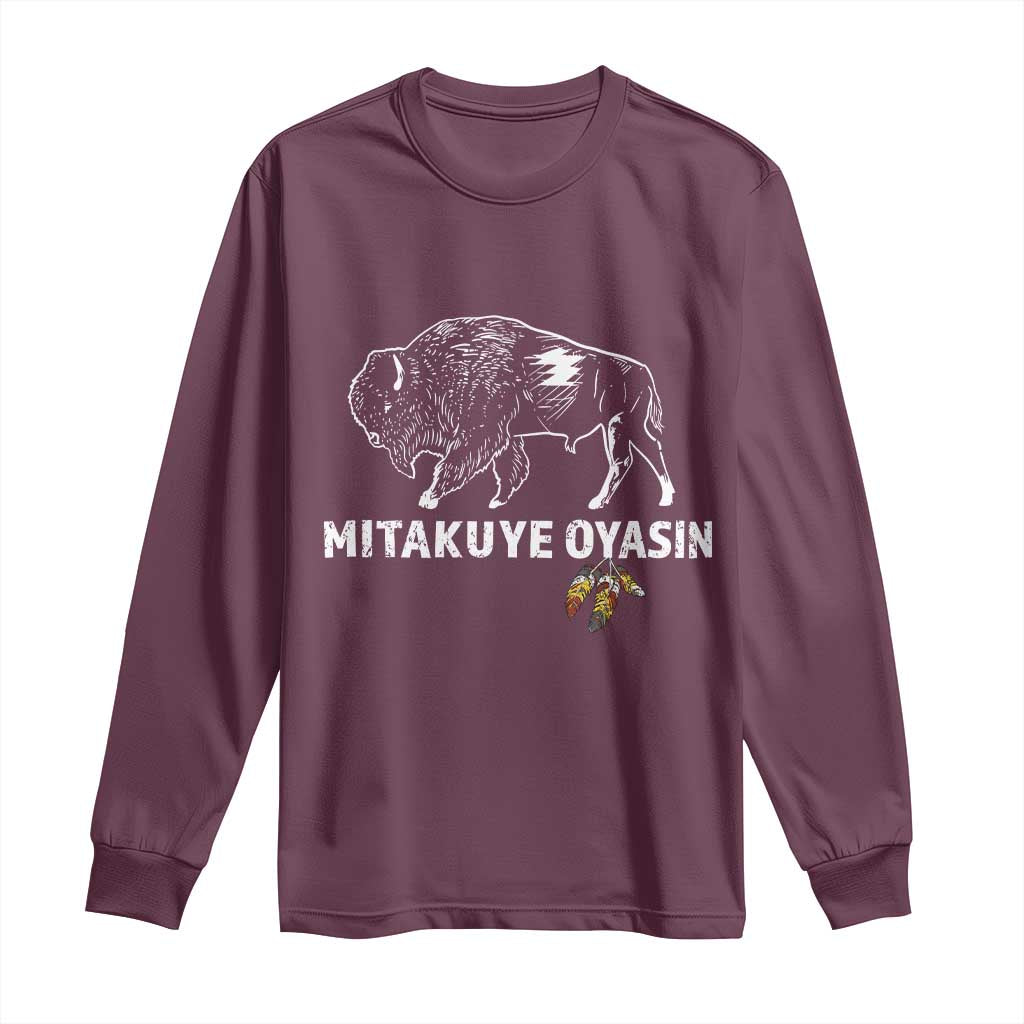 Lakota Tribe Teton Sioux Nation Native American Pride Long Sleeve Shirt