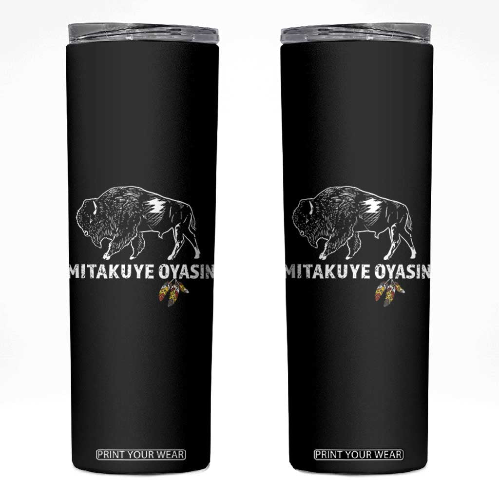 Lakota Tribe Teton Sioux Nation Native American Pride Skinny Tumbler