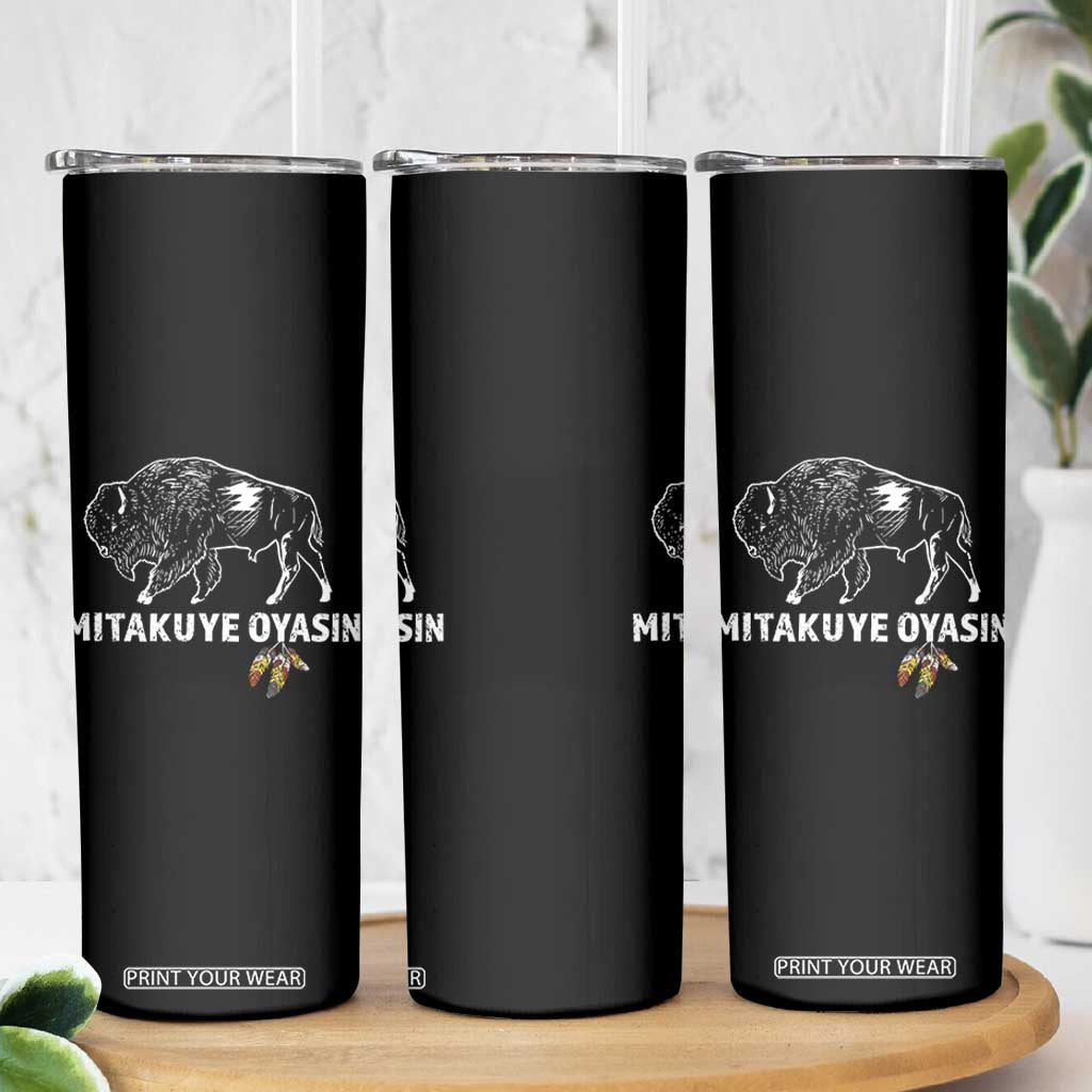 Lakota Tribe Teton Sioux Nation Native American Pride Skinny Tumbler