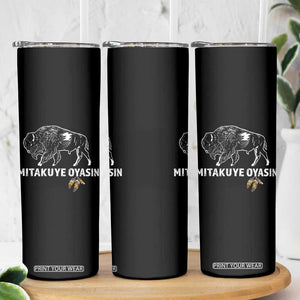 Lakota Tribe Teton Sioux Nation Native American Pride Skinny Tumbler