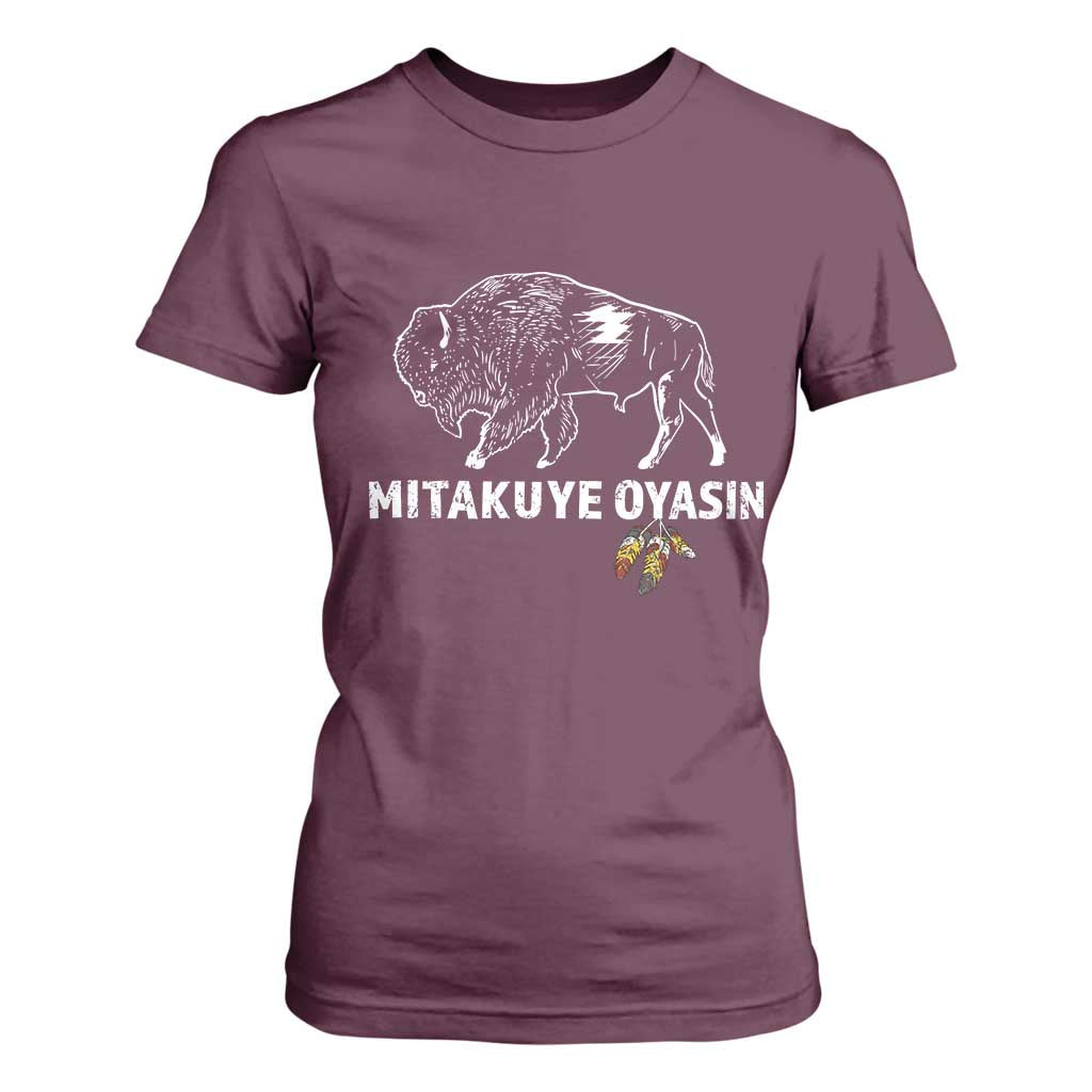 Lakota Tribe Teton Sioux Nation Native American Pride T Shirt For Women