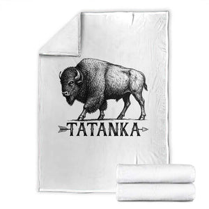 Tatanka Lakota Buffalo Bison Native American West Wildlife Throw Blanket