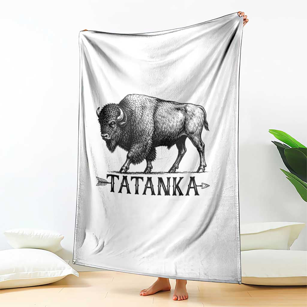 Tatanka Lakota Buffalo Bison Native American West Wildlife Throw Blanket