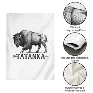 Tatanka Lakota Buffalo Bison Native American West Wildlife Garden Flag
