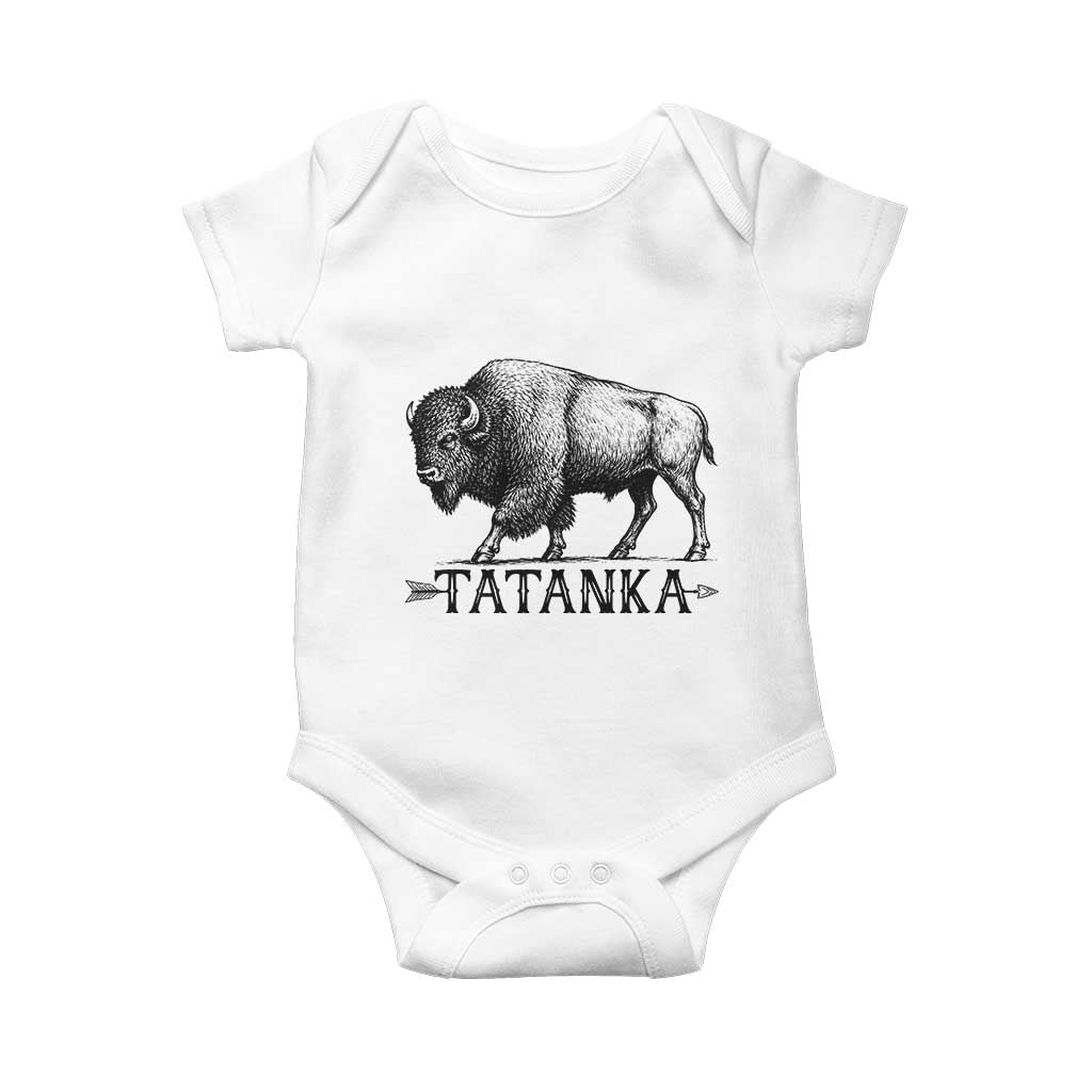 Tatanka Lakota Buffalo Bison Native American West Wildlife Baby Onesie TS14 White Print Your Wear