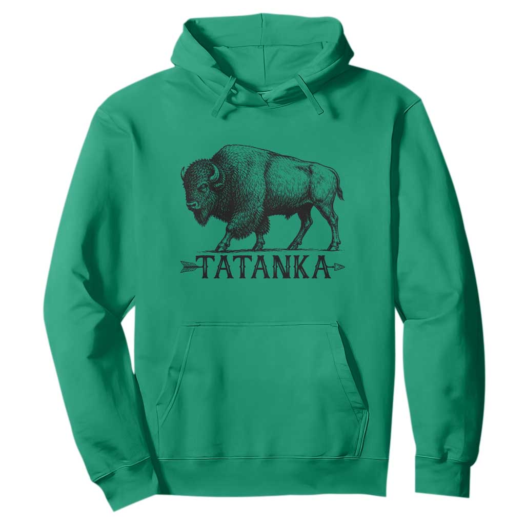 Tatanka Lakota Buffalo Bison Native American West Wildlife Hoodie