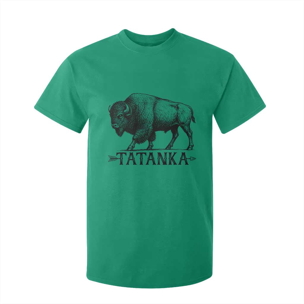 Tatanka Lakota Buffalo Bison Native American West Wildlife T Shirt For Kid