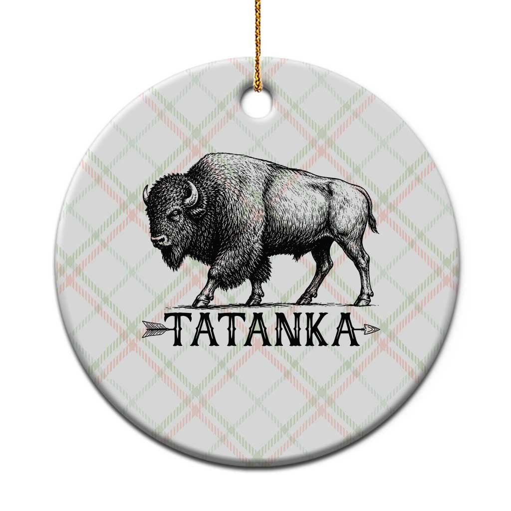 Tatanka Lakota Buffalo Bison Native American West Wildlife Ceramic Ornament