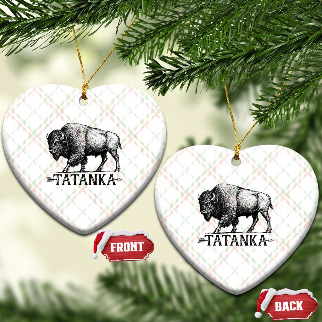 Tatanka Lakota Buffalo Bison Native American West Wildlife Ceramic Ornament