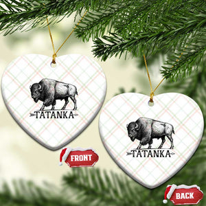 Tatanka Lakota Buffalo Bison Native American West Wildlife Ceramic Ornament
