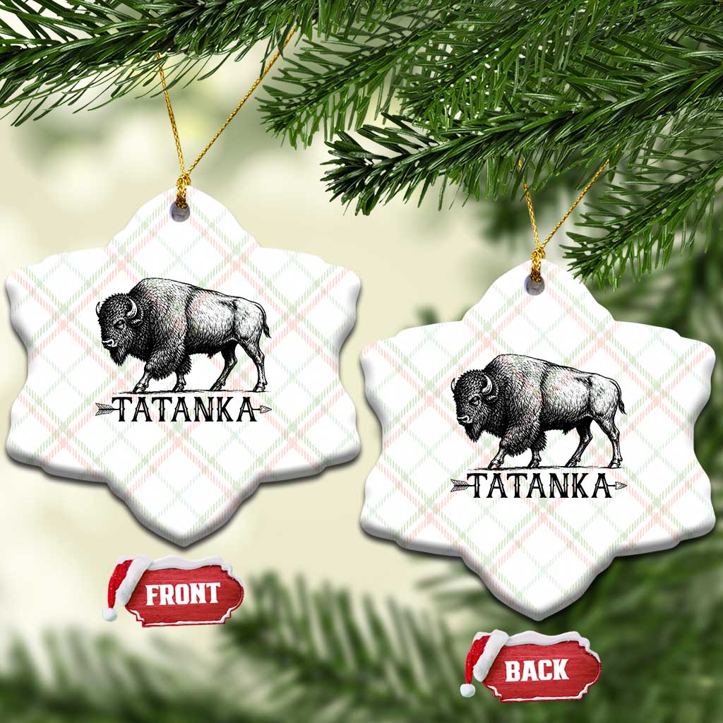 Tatanka Lakota Buffalo Bison Native American West Wildlife Ceramic Ornament