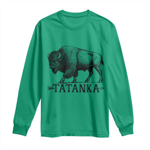 Tatanka Lakota Buffalo Bison Native American West Wildlife Long Sleeve Shirt