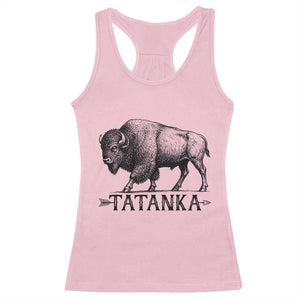 Tatanka Lakota Buffalo Bison Native American West Wildlife Racerback Tank Top